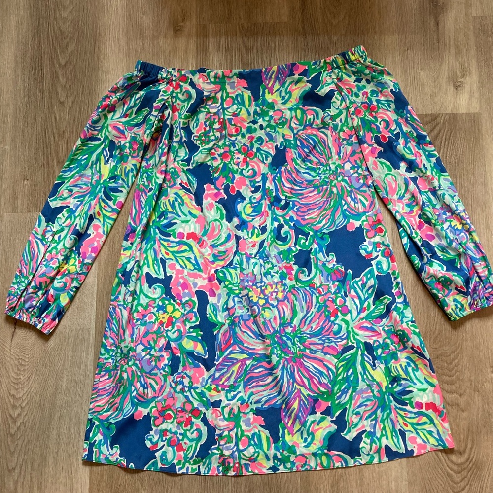Lilly Pulitzer beautiful silk summer dress!
